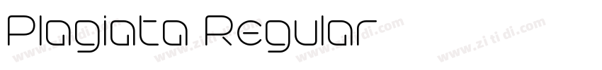 Plagiata Regular字体转换 Plagiata Regular字体转换